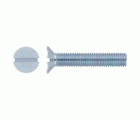 DIN-963 [CP] Tornillo rosca métrica con cabeza avellanada ranurada, 4.8. Tornillo rosca métrica con cabeza avellanada ranurada, 4.8. Zincado